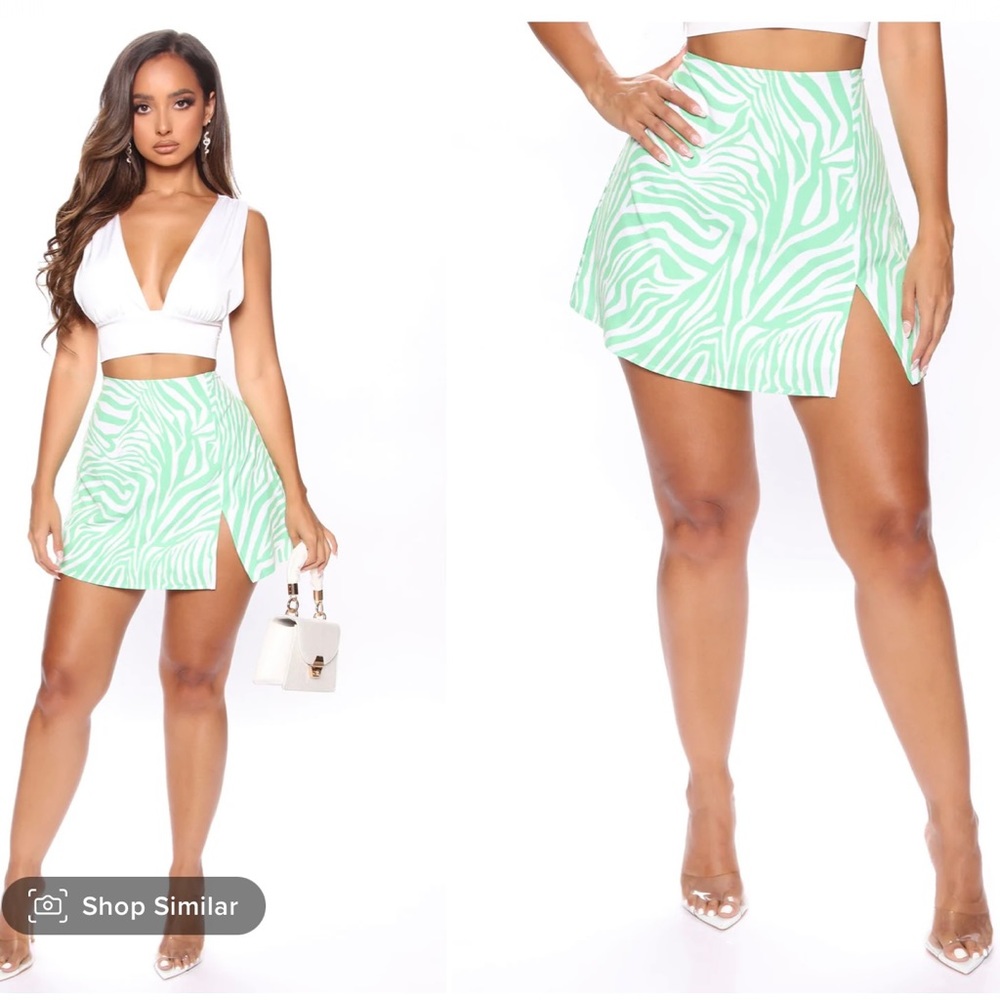 Fashion Nova Animal Behavior Mini Skirt
